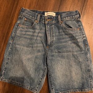 Blue Denim Jeans Jorts